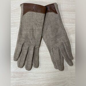 Alpine Swiss Woool Blend Womens Gloves Tan Brown Size Large NWOT